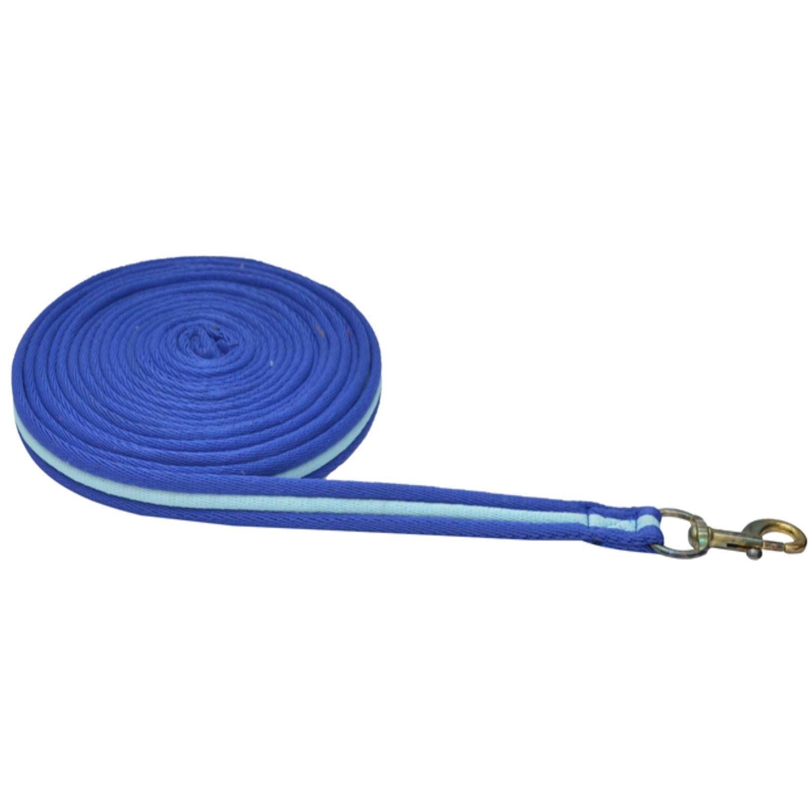 8 Metres Soft Padded Lunging Rein Pony Horse Training Long Lunge Line 22 Colours - Tack24
