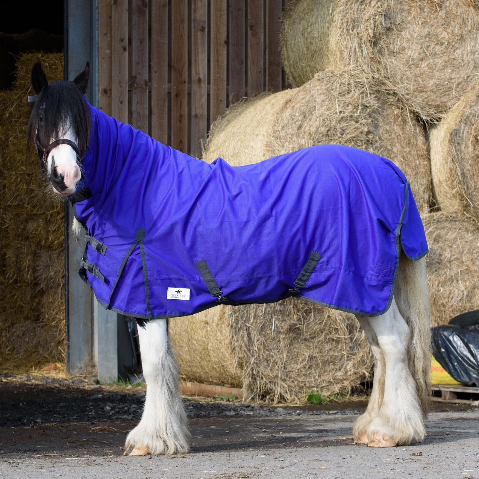 600 Denier Lite Lightweight Rainsheet Turnout Horse Rugs COMBO Full Purple 5'6-6'9 - Tack24