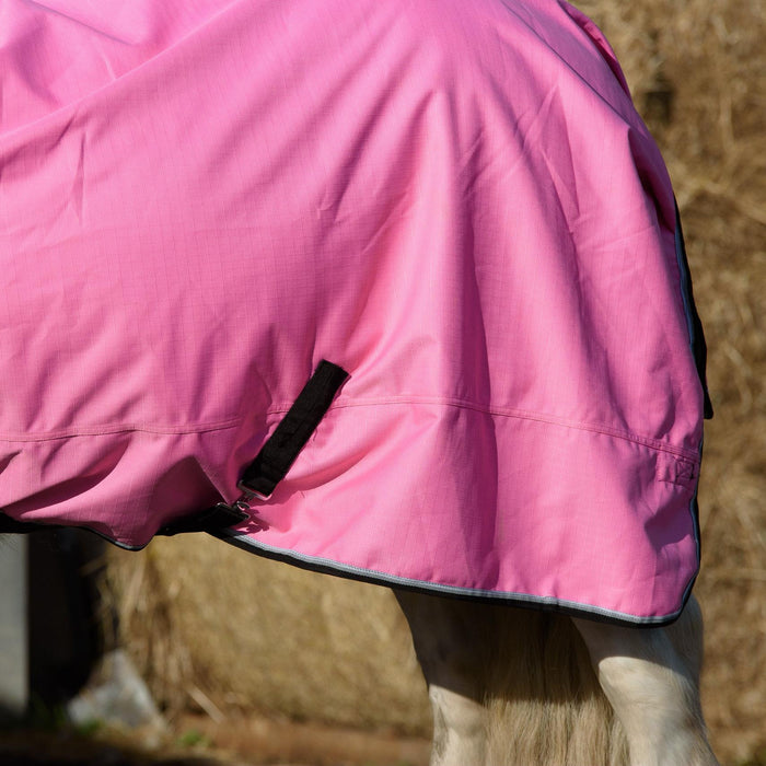 1200Denier Lite Rain Horse Turnout Rug Waterproof Teflon Combo Neck Pink 5'3-6'9 - Tack24