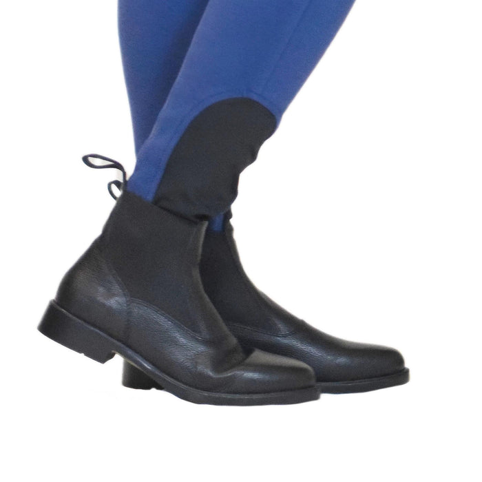 Adults Elasticated Jodhpurs Comfort Boots Horse Riding Black Brown UK 5 - 8 - Tack24